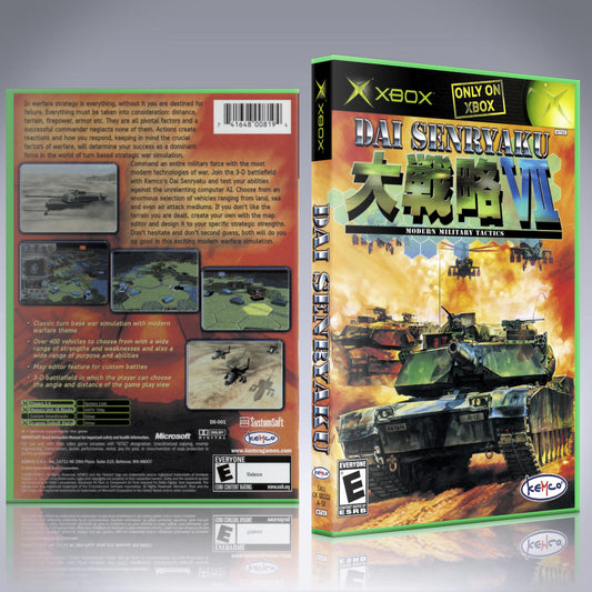 Xbox Case - NO GAME - Dai Senryaku VII - Modern Military Tactics