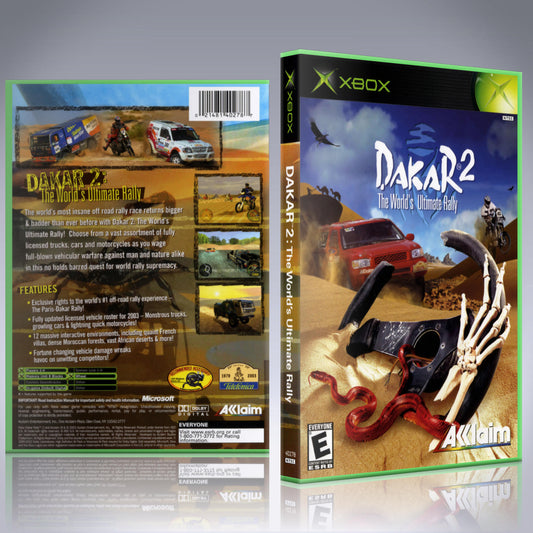 Xbox Case - NO GAME - Dakar 2 - The World's Ultimate Rally