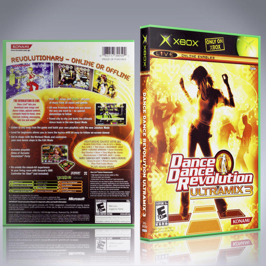 Xbox Case - NO GAME - Dance Dance Revolution Ultramix 3