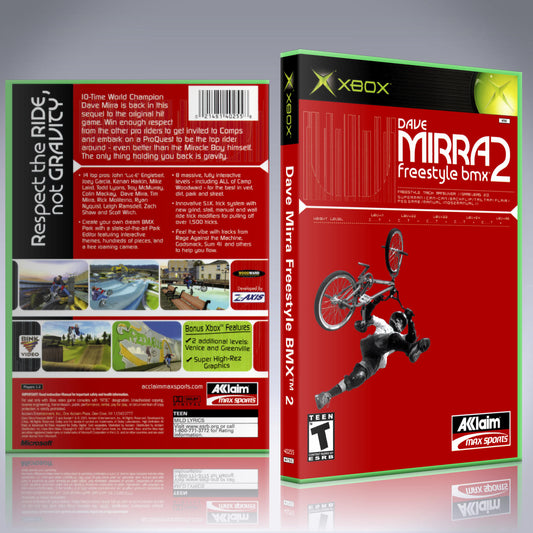 Xbox Case - NO GAME - Dave Mirra Freestyle BMX 2