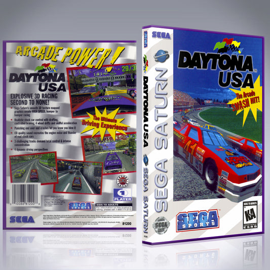 Sega Saturn Custom Case - NO GAME - Daytona USA