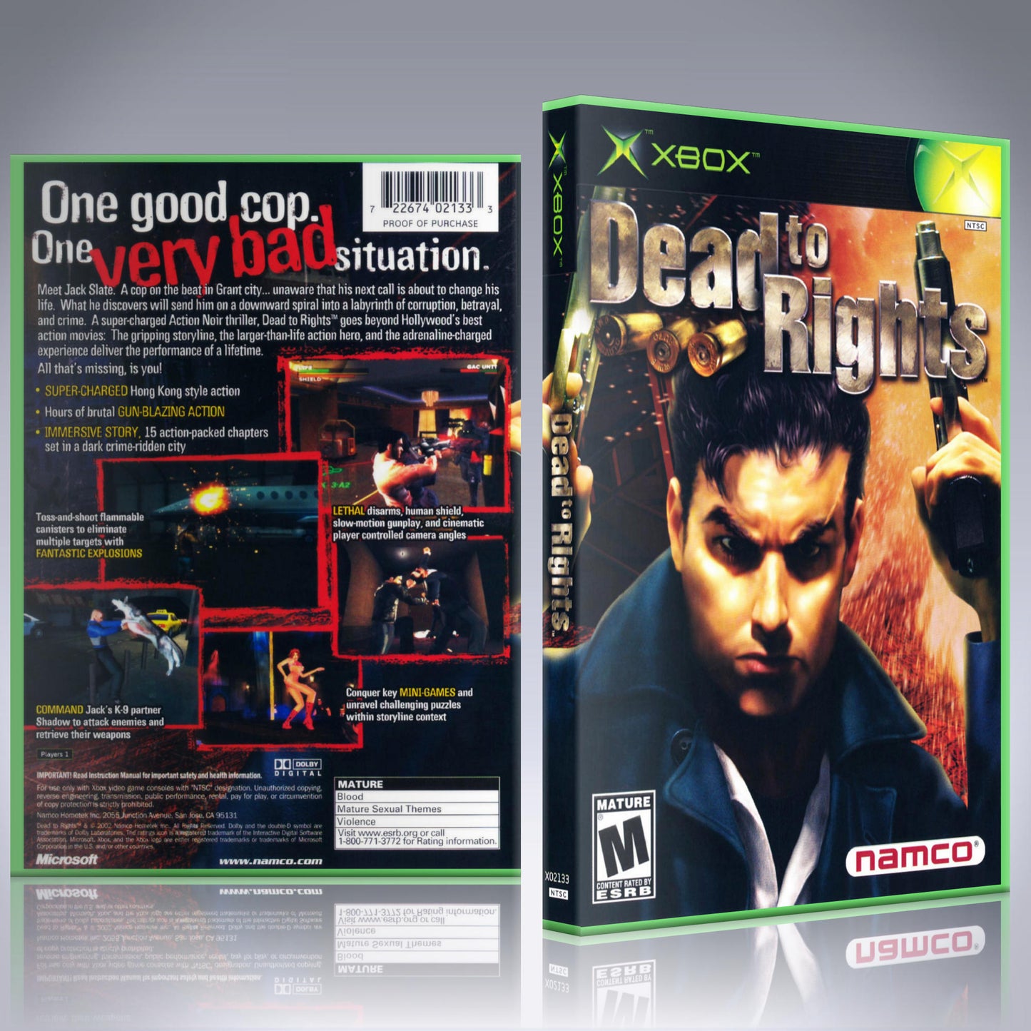 Xbox Case - NO GAME - Dead to Rights