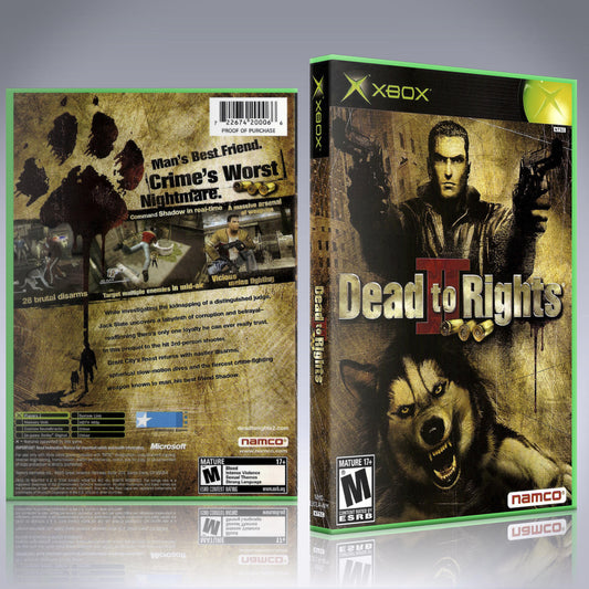 Xbox Case - NO GAME - Dead to Rights II