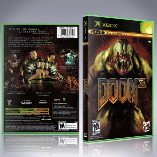 Xbox Case - NO GAME - Doom 3