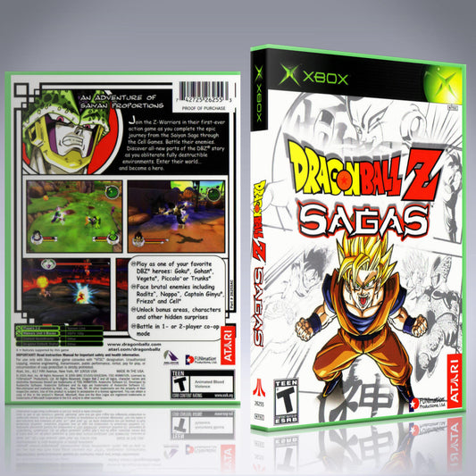 Xbox Case - NO GAME - Dragon Ball Z Sagas