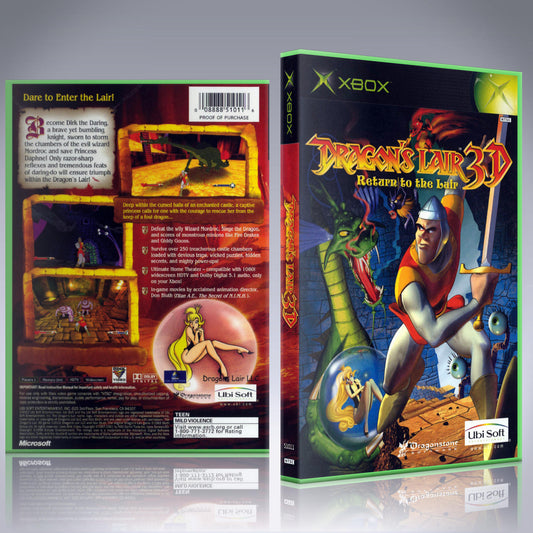 Xbox Case - NO GAME - Dragon's Lair 3-D