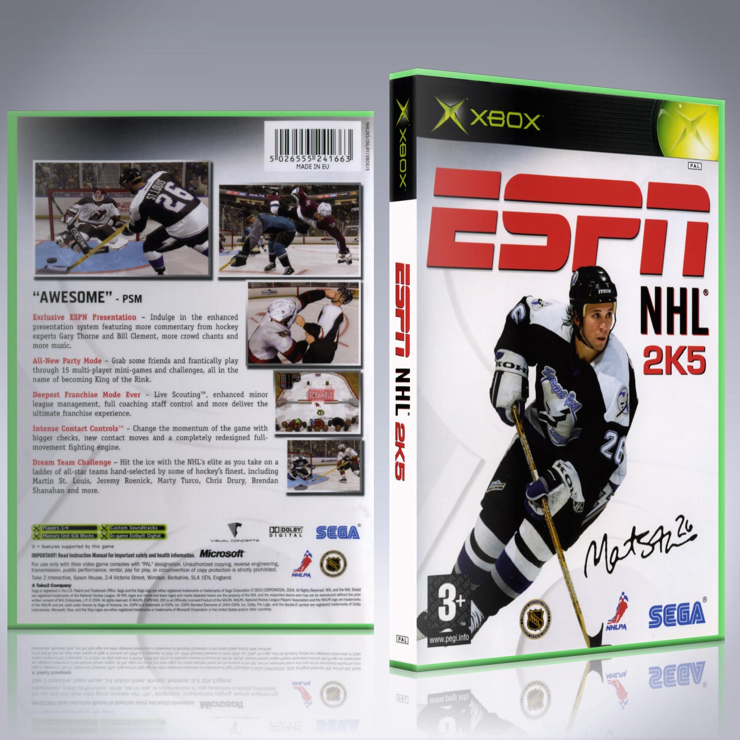 Xbox Case - NO GAME - ESPN NHL 2K5