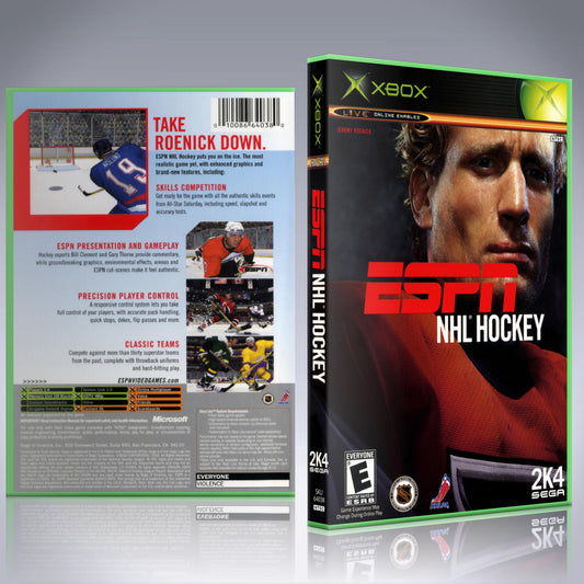 Xbox Case - NO GAME - ESPN NHL Hockey