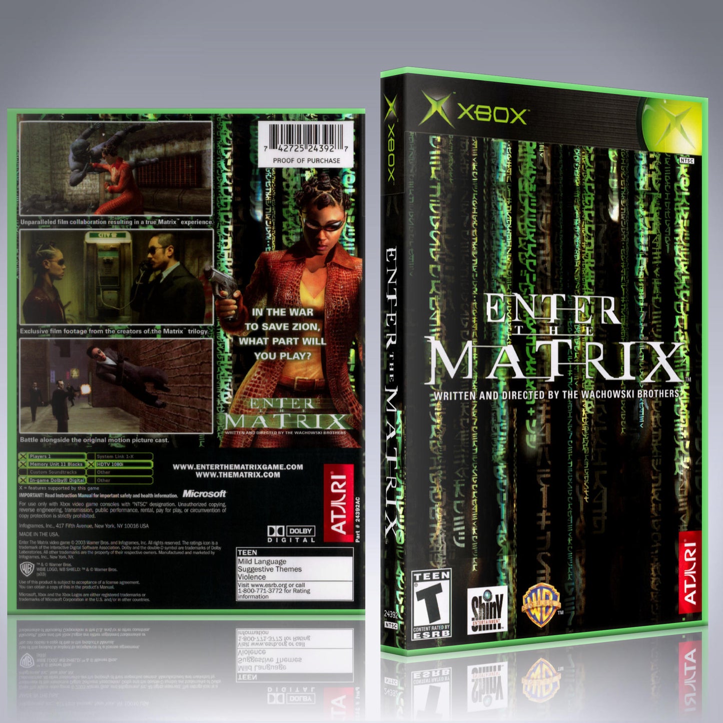 Xbox Case - NO GAME - Enter the Matrix