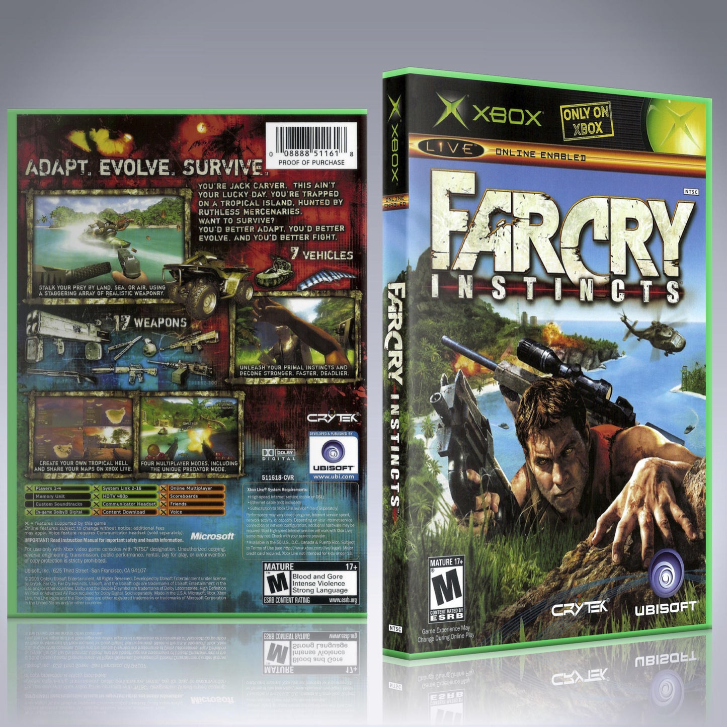 Xbox Case - NO GAME - Far Cry Instincts