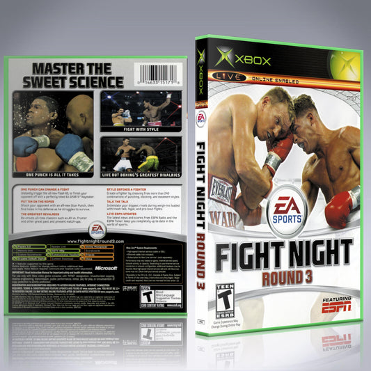 Xbox Case - NO GAME - Fight Night Round 3