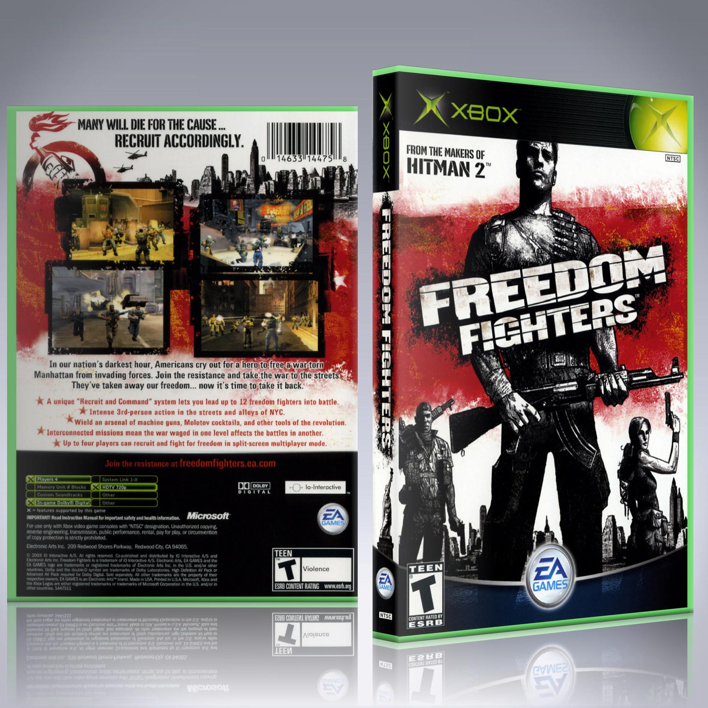 Xbox Case - NO GAME - Freedom Fighters