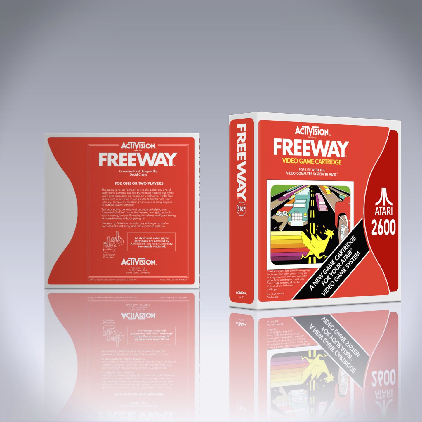 Atari 2600 Case - NO GAME - Freeway