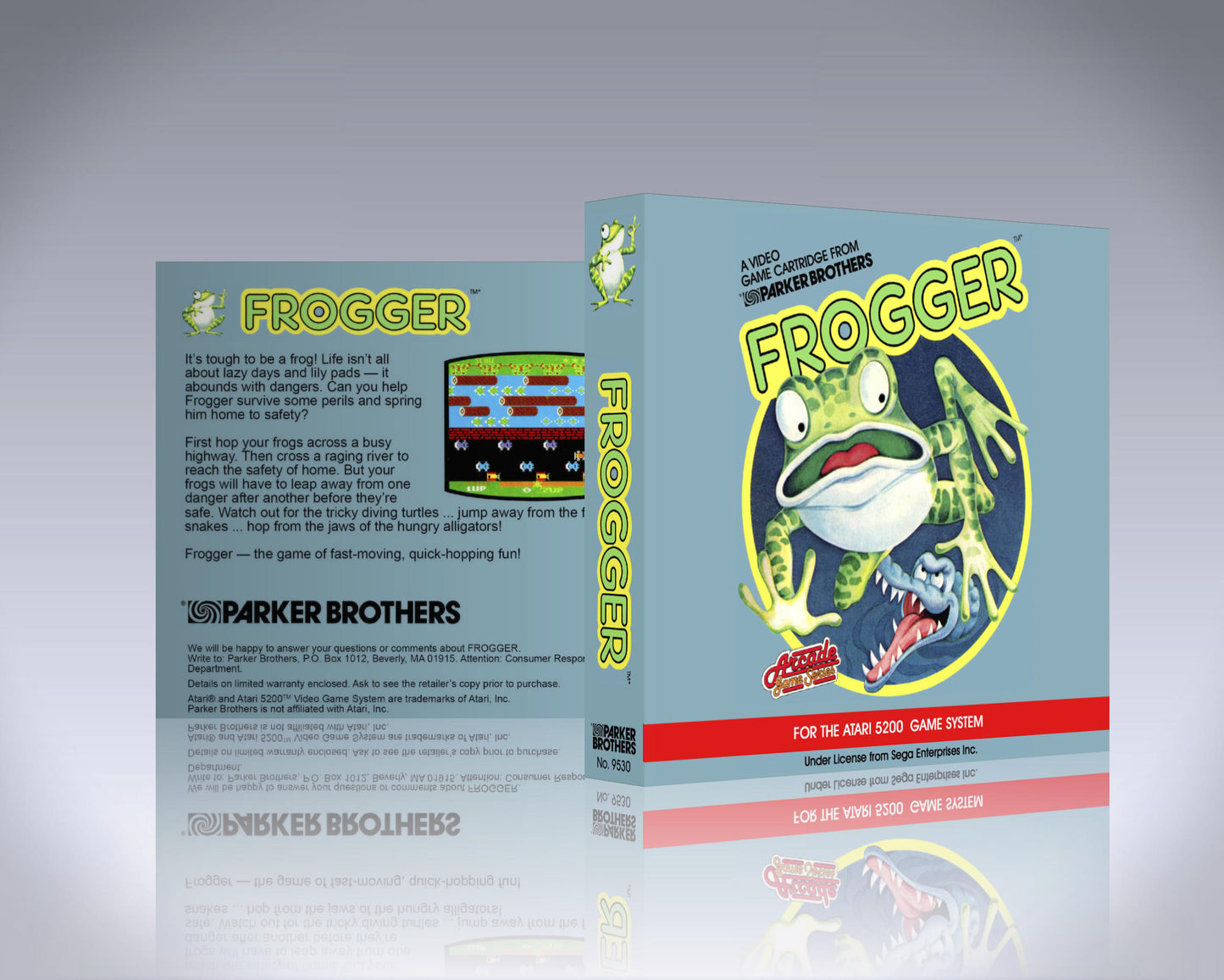 Atari 5200 Case - NO GAME - Frogger