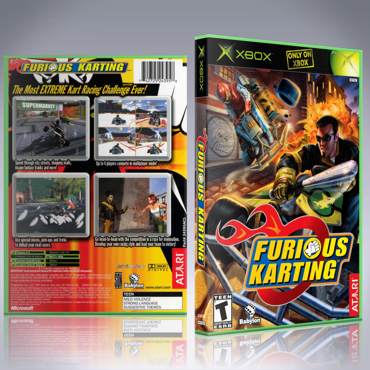 Xbox Case - NO GAME - Furious Karting