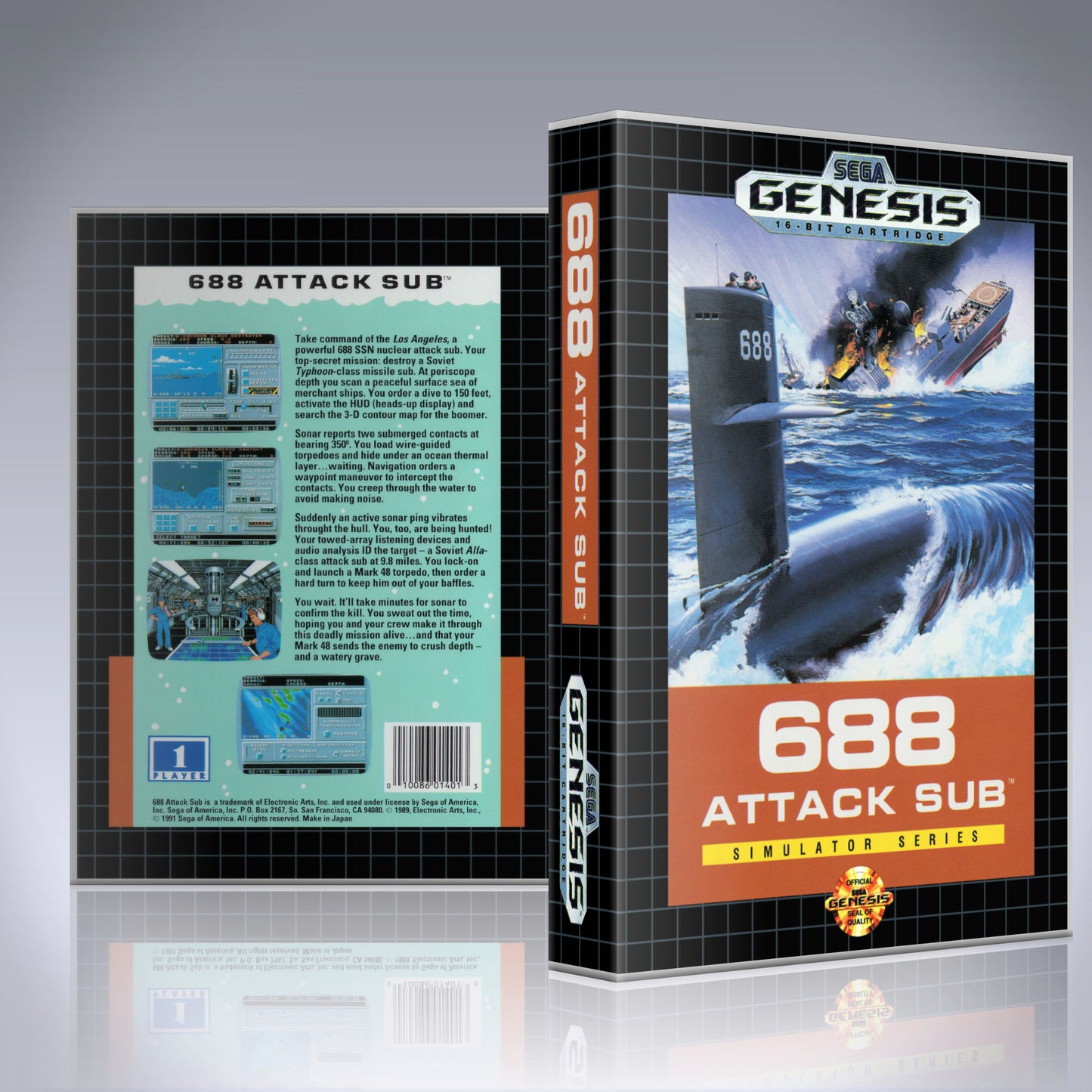 Sega Genesis - UGC - 688 Attack Sub