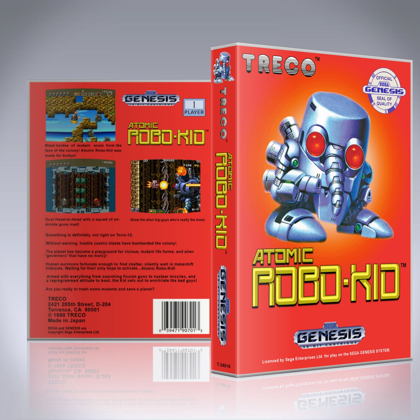 Sega Genesis - UGC - Atomic Robo-Kid