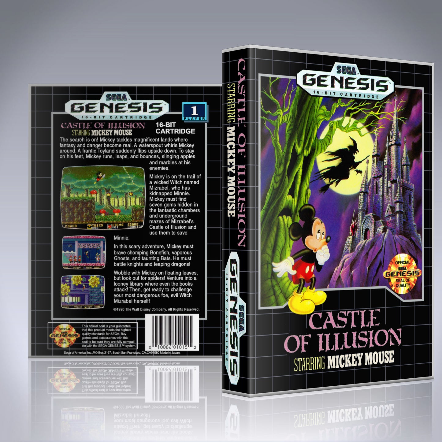Sega Genesis - UGC - Castle of Illusion Starring Mickey Mouse