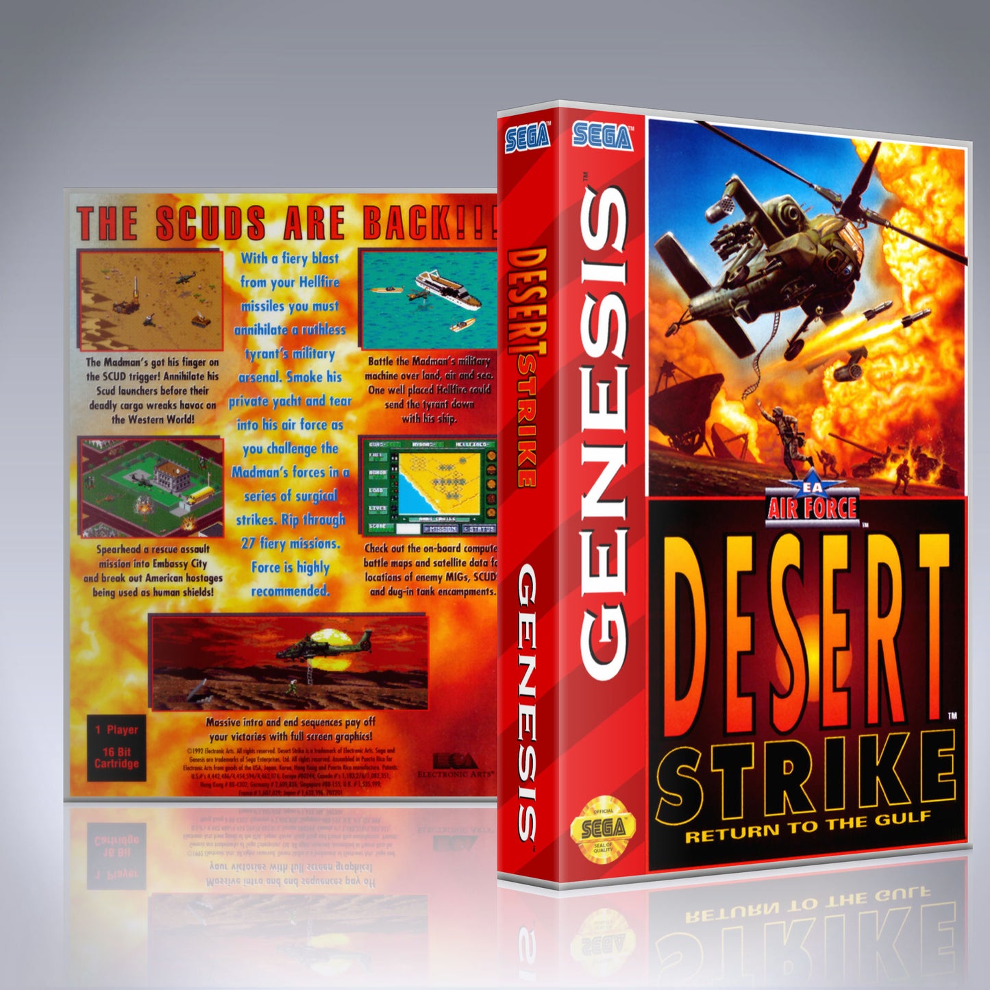 Sega Genesis - UGC - Desert Strike