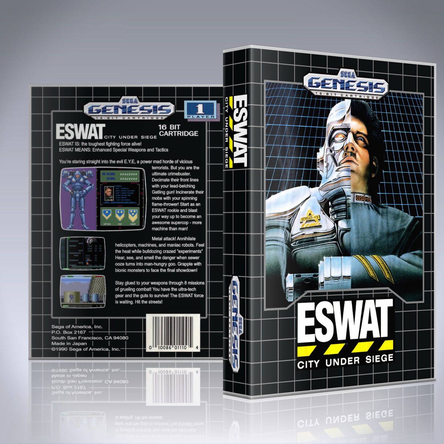 Sega Genesis - UGC - ESWAT - City Under Siege