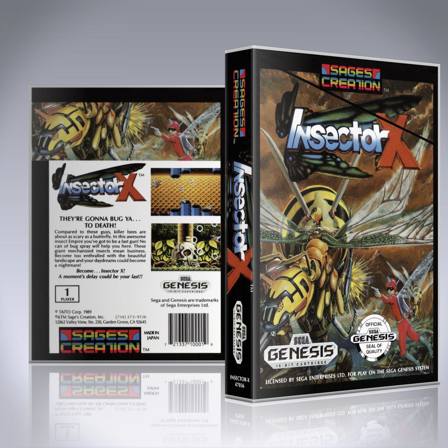 Sega Genesis - UGC - Insector X