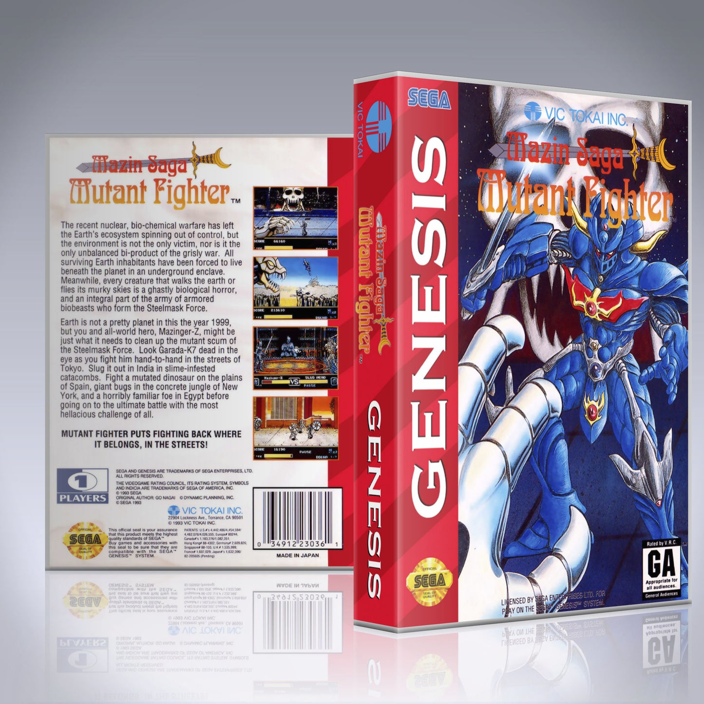 Sega Genesis - UGC - Mazin Saga - Mutant Fighter