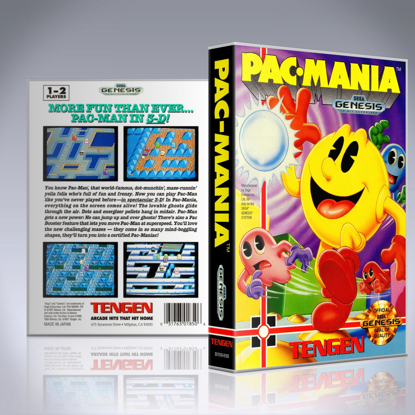 Sega Genesis - UGC - Pac-Mania