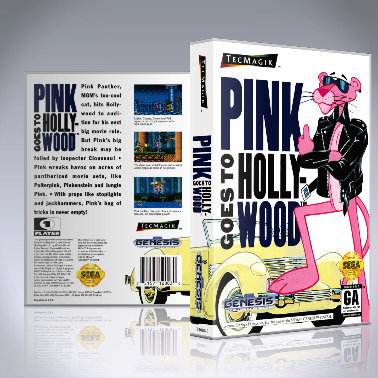 Sega Genesis - UGC - Pink Goes to Hollywood