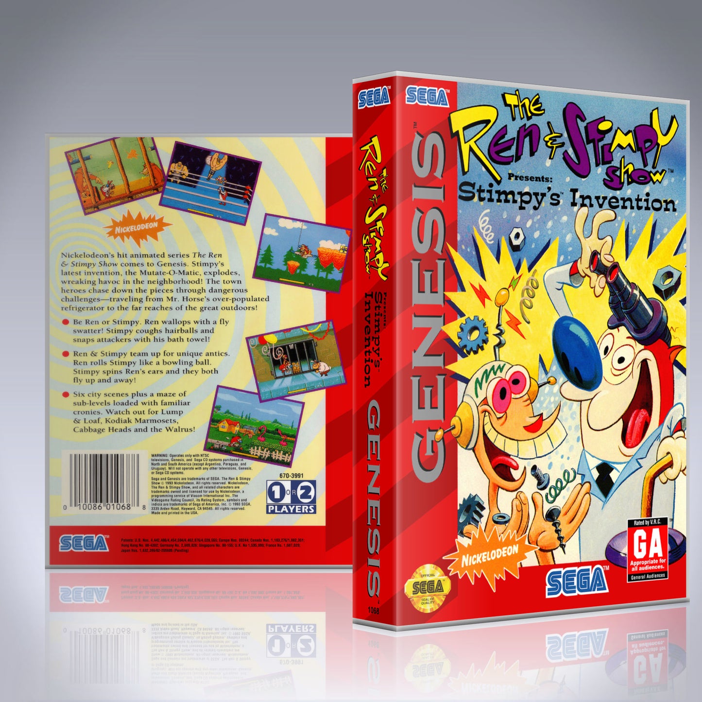 Sega Genesis - UGC - Ren and Stimpy - Stimpy's Invention
