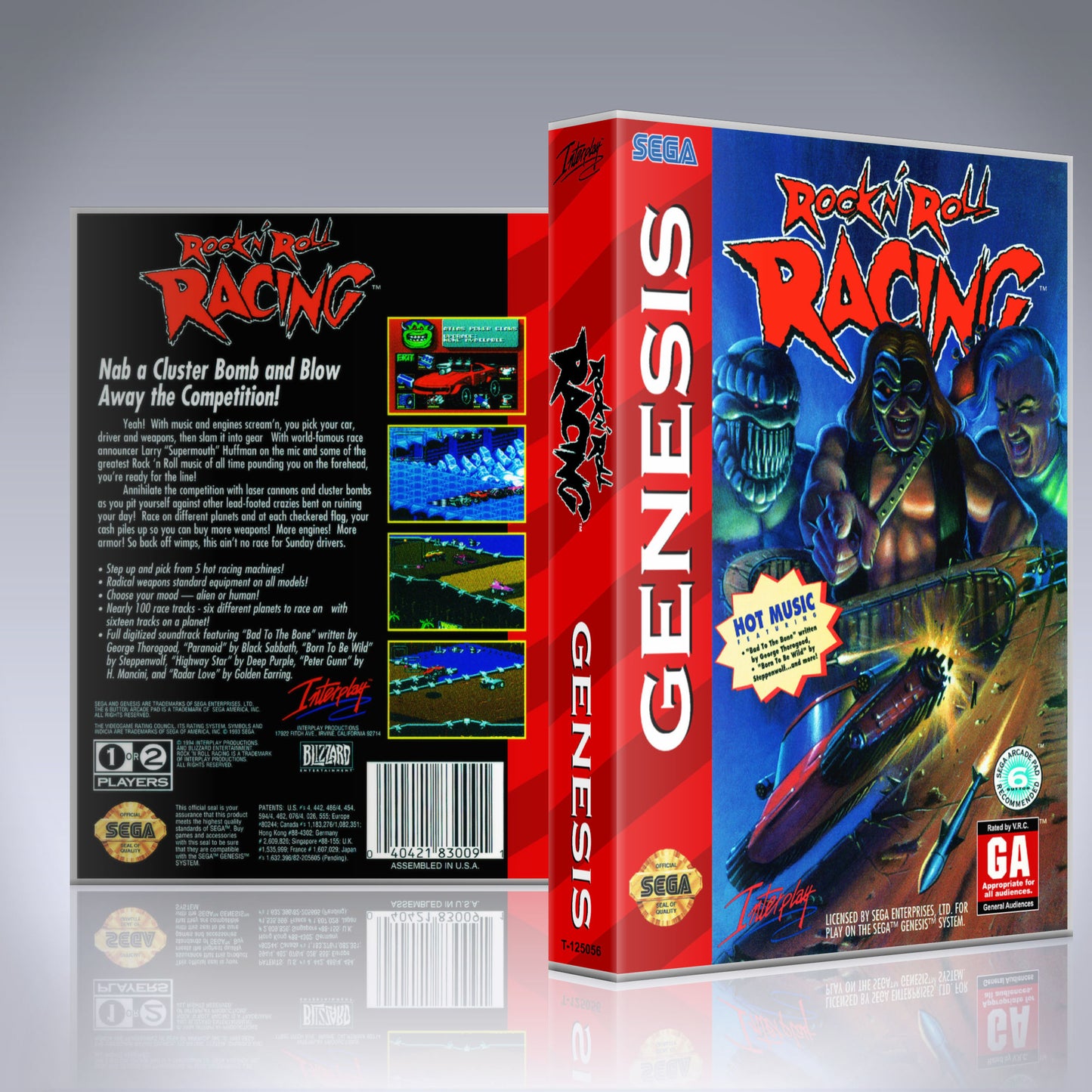 Sega Genesis - UGC - Rock N Roll Racing