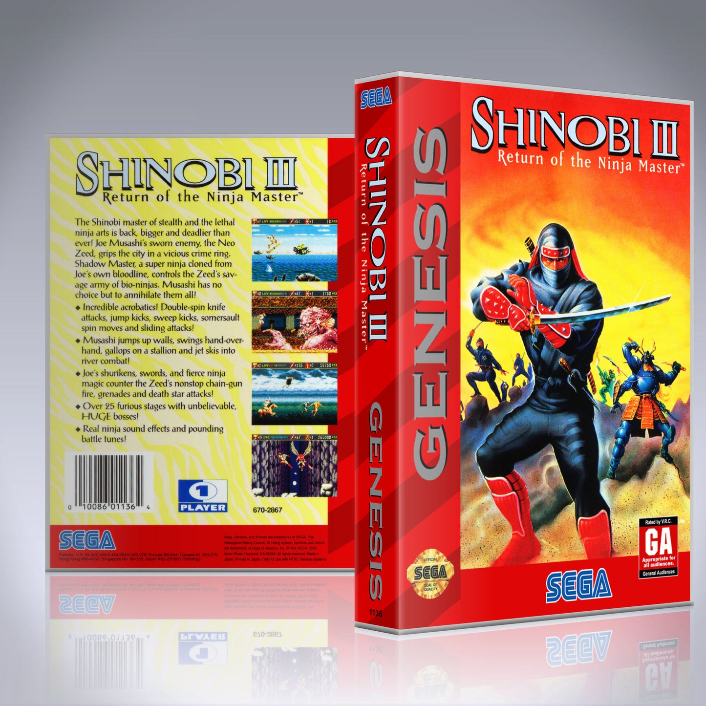Sega Genesis - UGC - Shinobi III