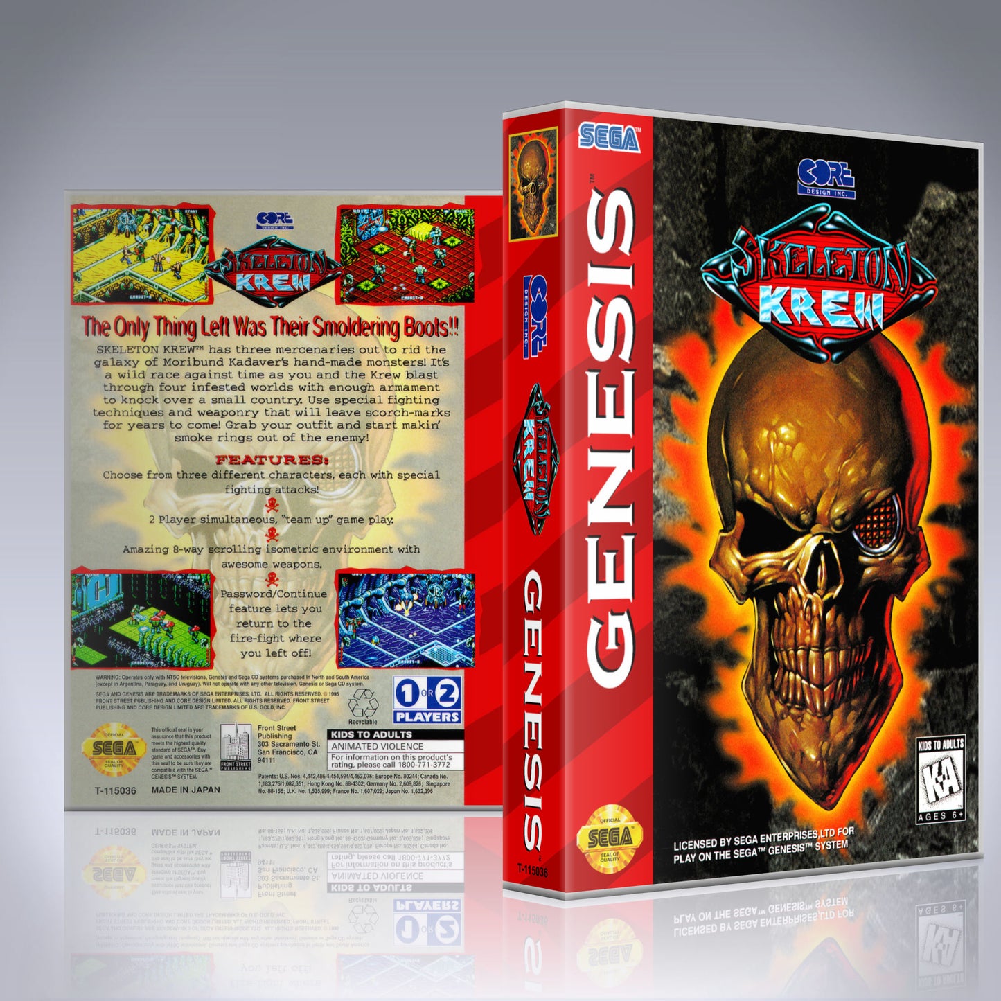 Sega Genesis - UGC - Skeleton Krew