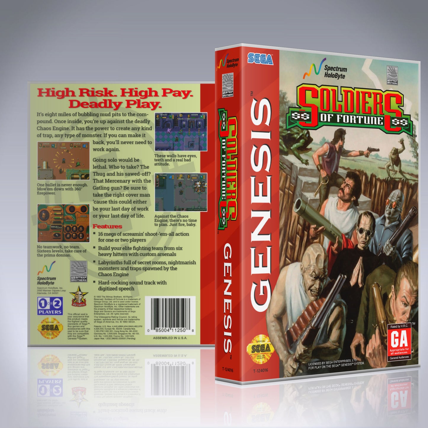 Sega Genesis - UGC - Soldiers of Fortune