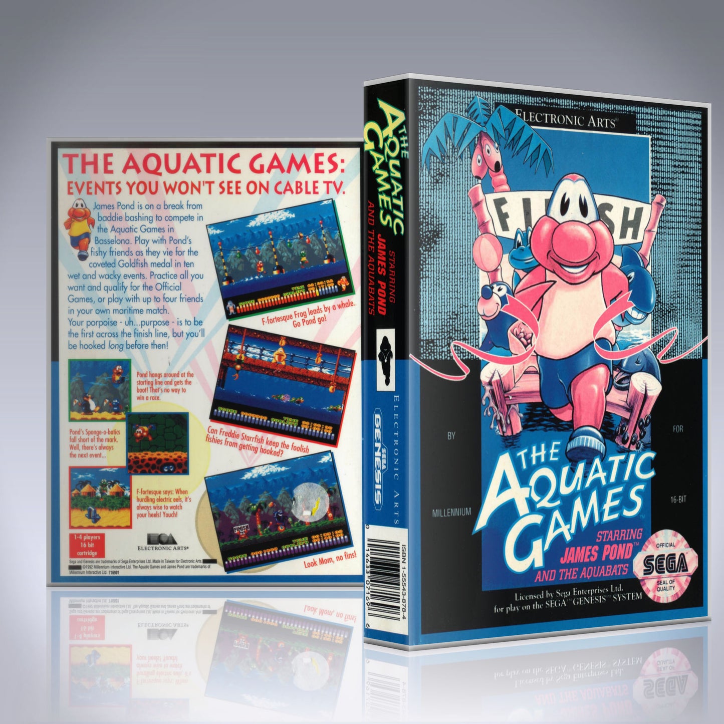 Sega Genesis - UGC - The Aquatic Games