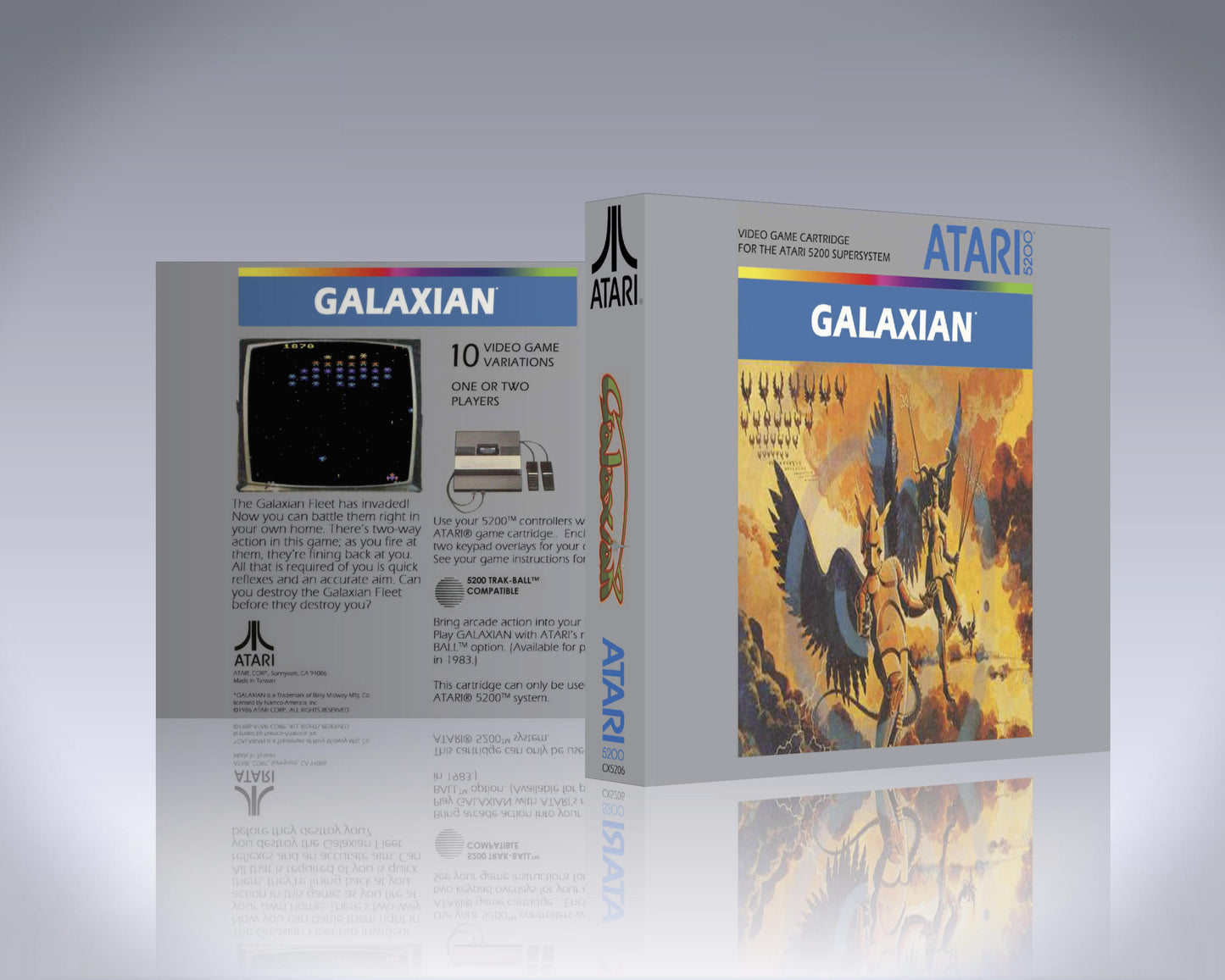 Atari 5200 Case - NO GAME - Galaxian