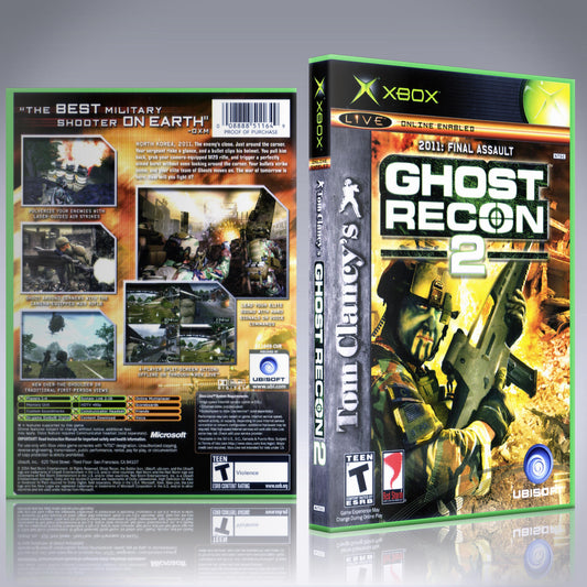 Xbox Case - NO GAME - Ghost Recon 2