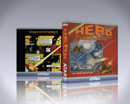 Atari 5200 Case - NO GAME - HERO