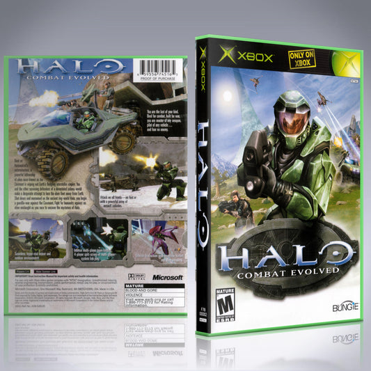 Xbox Case - NO GAME - Halo - Combat Evolved