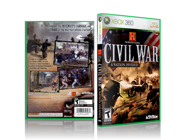 Xbox 360 Case - NO GAME - History Channel - Civil War