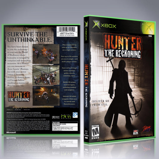 Xbox Case - NO GAME - Hunter - The Reckoning