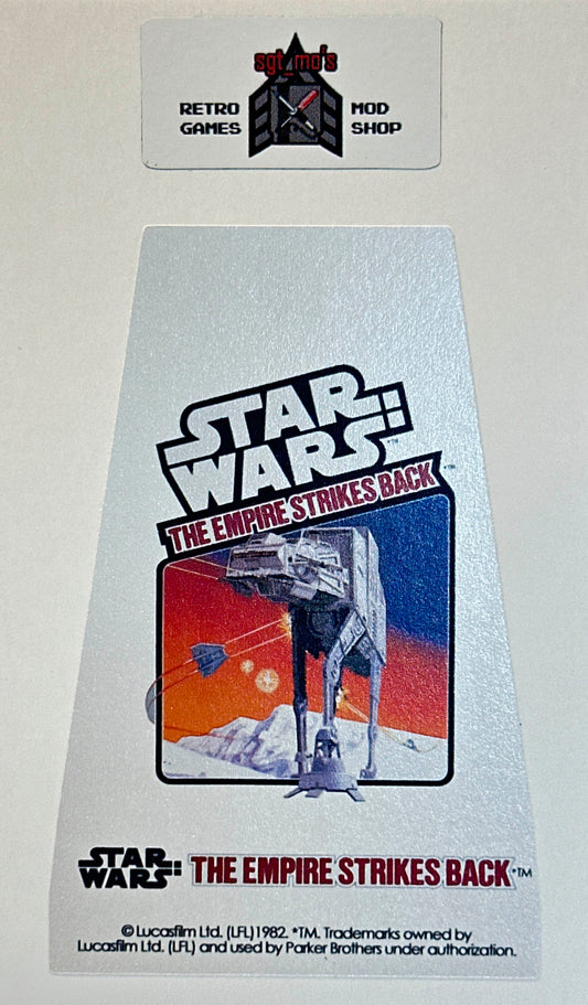 Atari 2600 Replacement Label - Parker Bros - Star Wars - The Empire Strikes Back