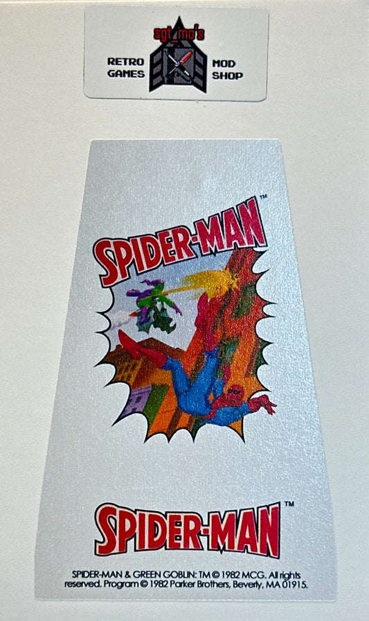 Atari 2600 Replacement Label - Parker Bros - Spider-Man