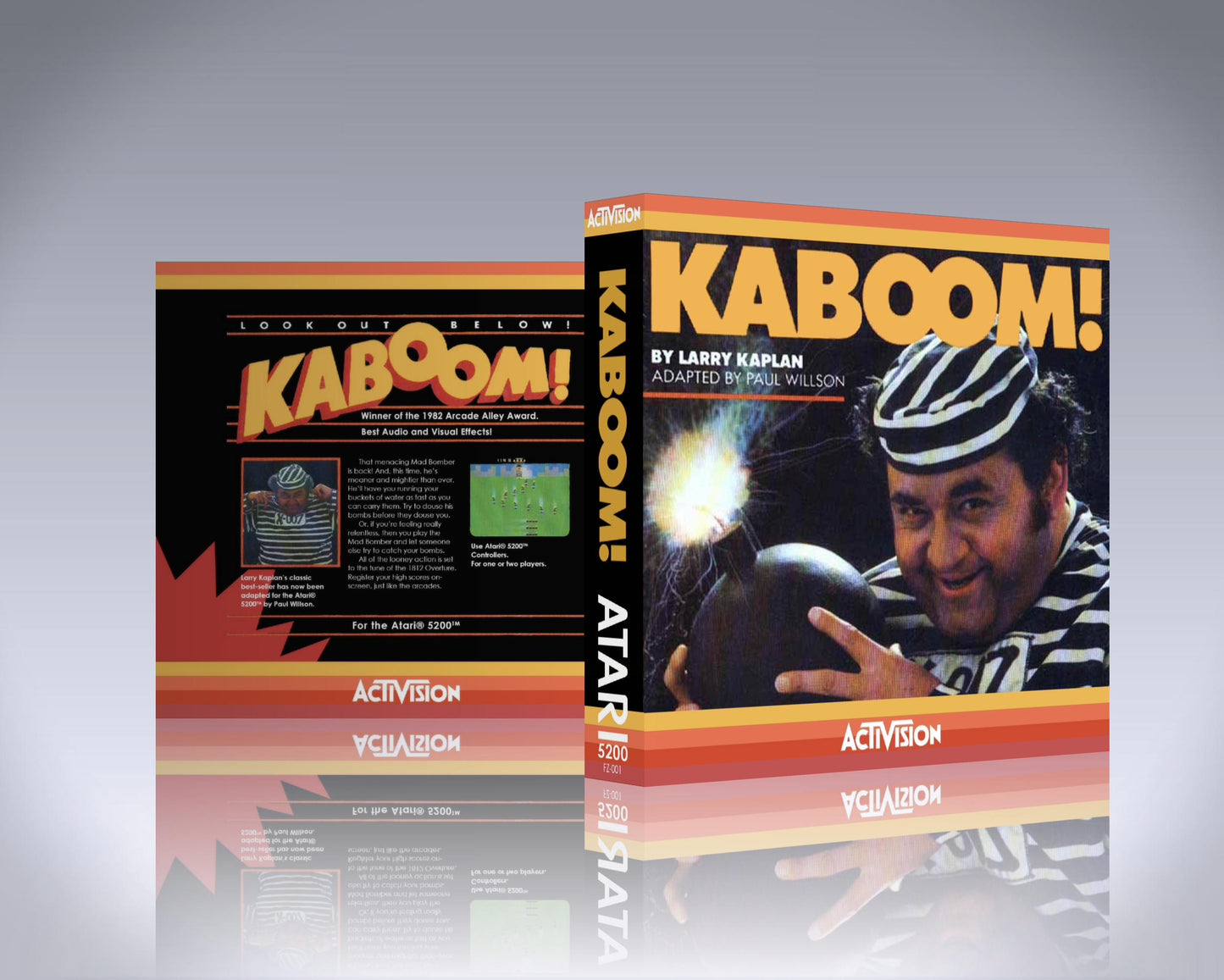 Atari 5200 Case - NO GAME - Kaboom!