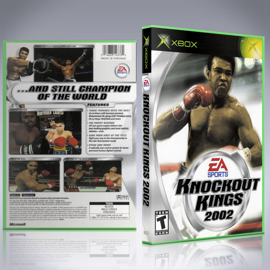 Xbox Case - NO GAME - Knockout Kings 2002