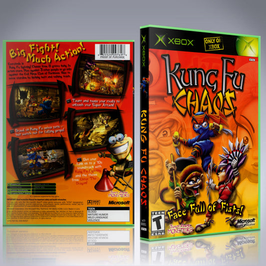 Xbox Case - NO GAME - Kung Fu Chaos