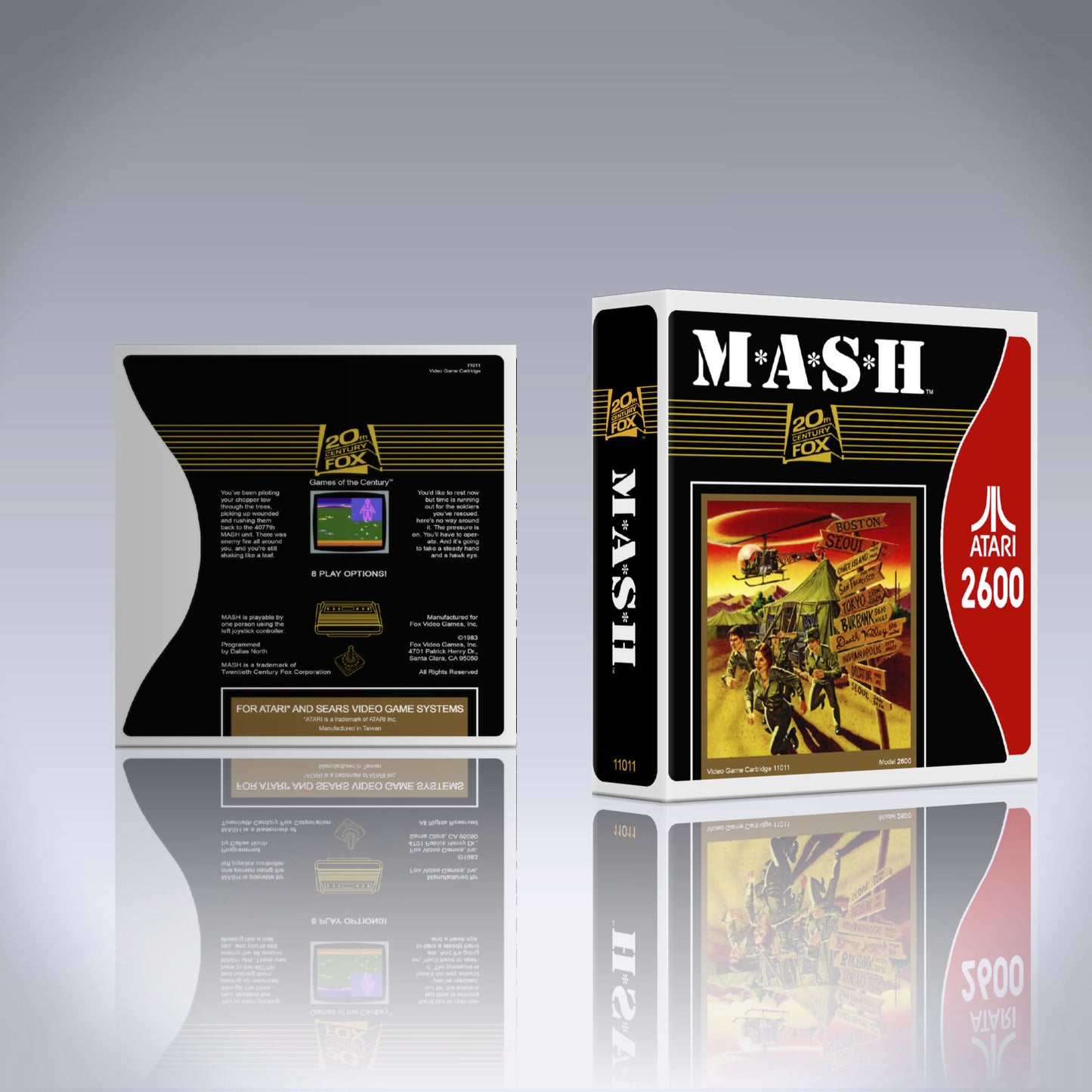 Atari 2600 Case - NO GAME - MASH