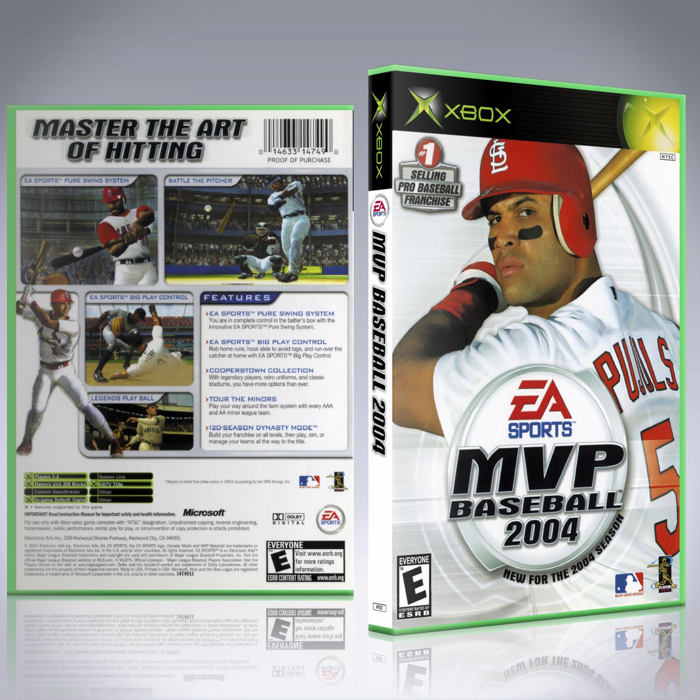 Xbox Case - NO GAME - MVP Baseball 2004