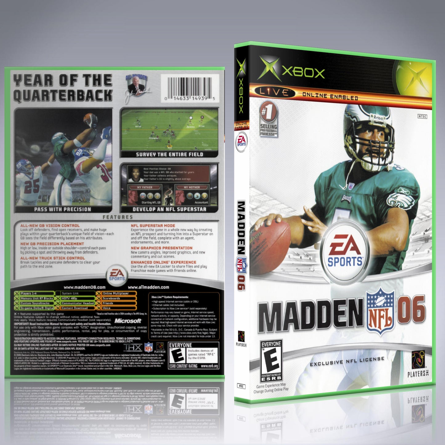 Xbox Case - NO GAME - Madden NFL 06