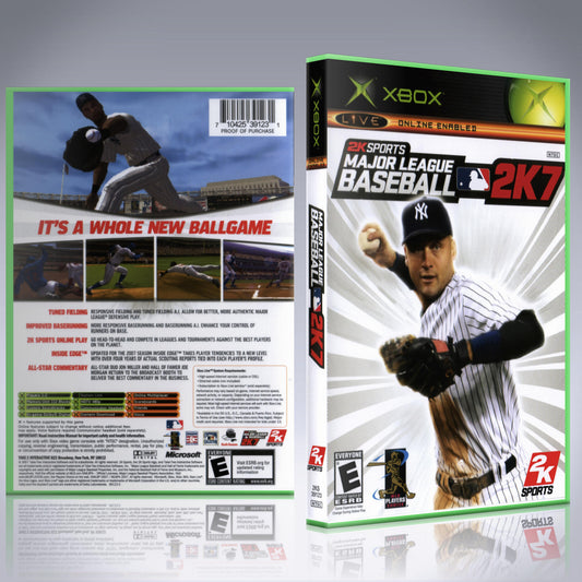 Xbox Case - NO GAME - Major League Baseball 2K7