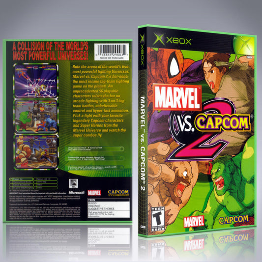 Xbox Case - NO GAME - Marvel vs Capcom 2